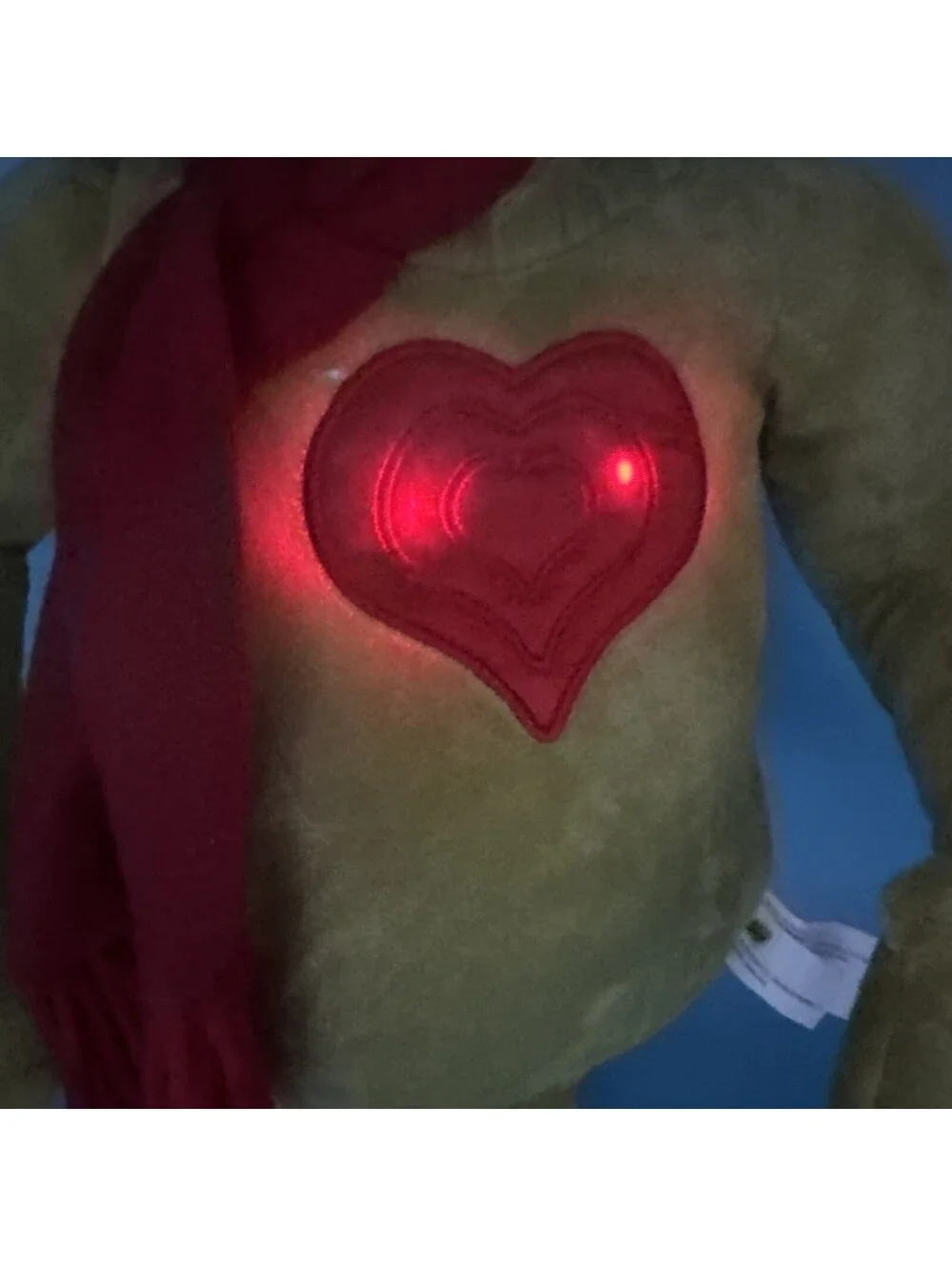 Dr. Seuss The Grinch Plush Christmas Greeter w/Beating Heart 22